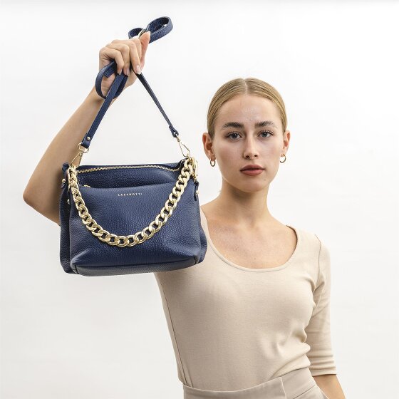 Lazarotti Milano Leather Schultertasche Leder 26 cm