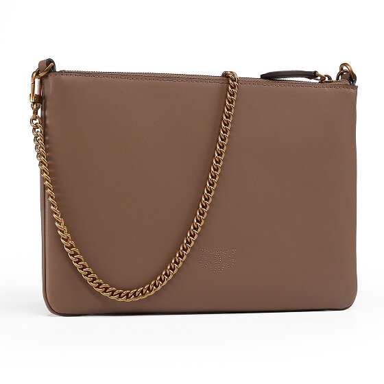 PINKO Flat Clutch Tasche Leder 24 cm
