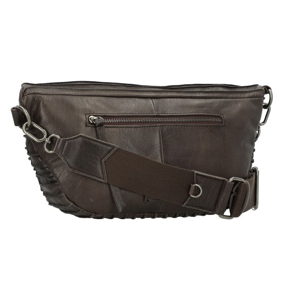 FredsBruder Riffel Umhängetasche Leder 35 cm