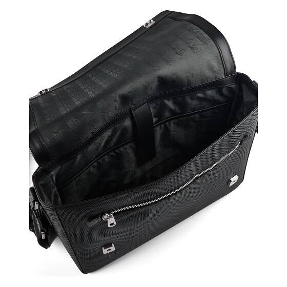 Lacoste Chantaco Aktentaschen Messenger Leder 35 cm