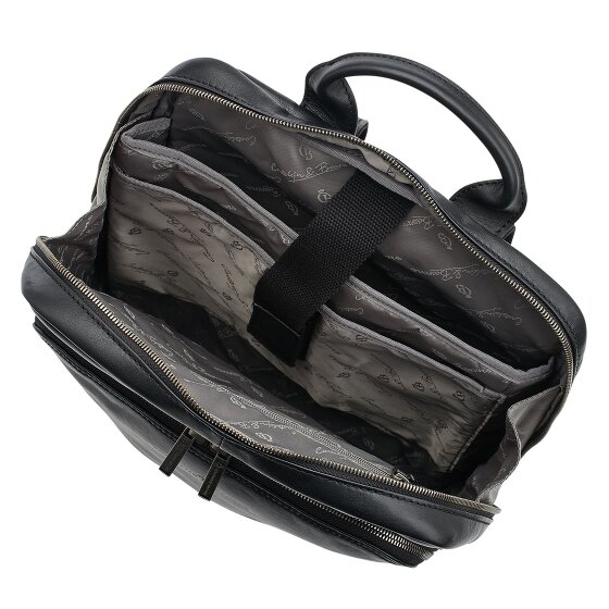 Castelijn & Beerens Firenze Business-Rucksack RFID Schutz Leder 41 cm Laptopfach