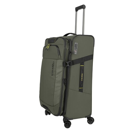 Travelite Briize 4 Rollen Trolley L 78 cm mit Dehnfalte