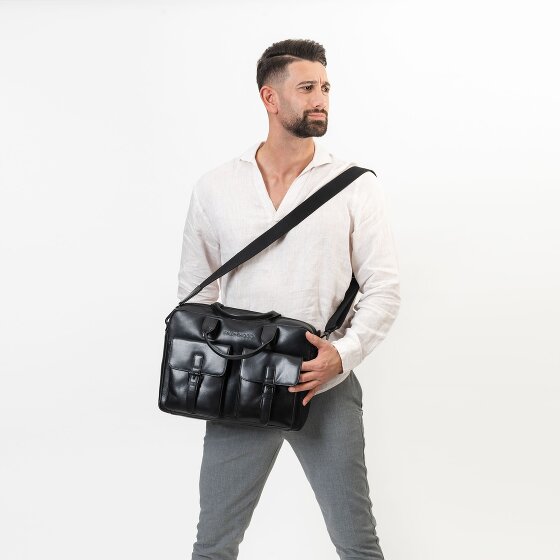 Farmhood Memphis Aktentasche Leder 39 cm Laptopfach