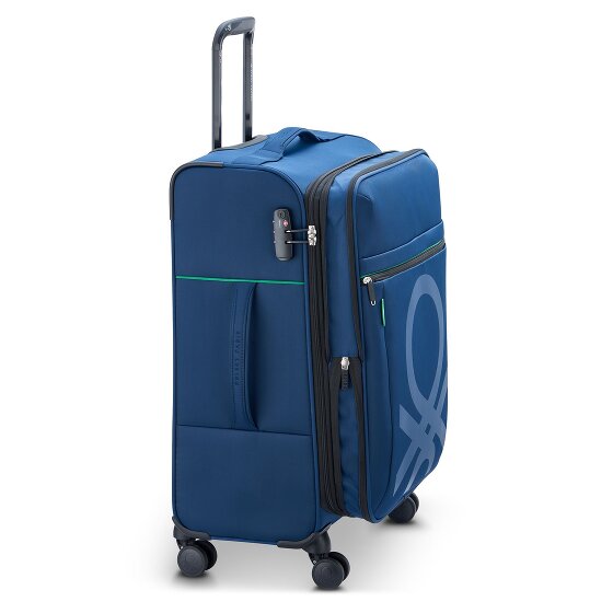 Delsey Paris x United Colors of Benetton Color Block 4-Rollen Kofferset 3 tlg.