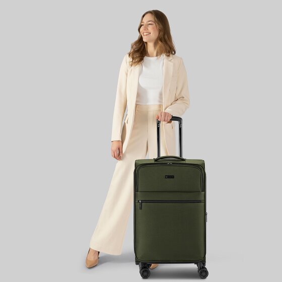 bugatti Valencia Soft 4 Rollen Trolley M 65 cm mit Dehnfalte