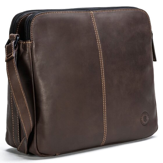 Farmhood Nashville XL Umhängetasche 2 Fächer Leder 29 cm