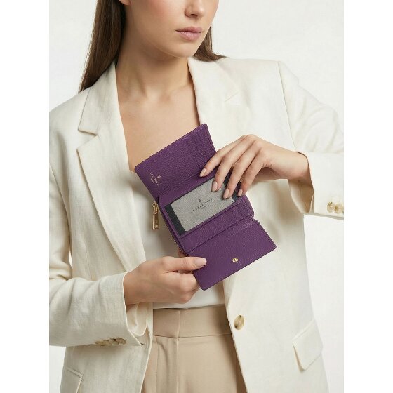 Lazarotti Bologna Leather Zip-Around Geldbörse Leder 12 cm