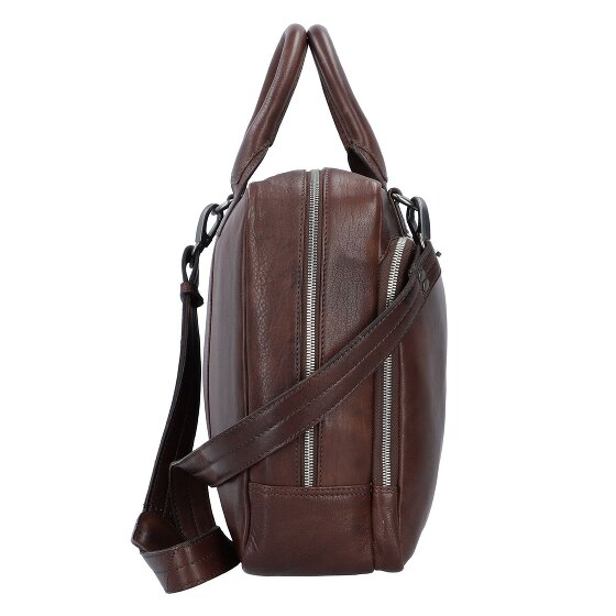 Plevier Vintage Bill Aktentasche Leder 40 cm Laptopfach