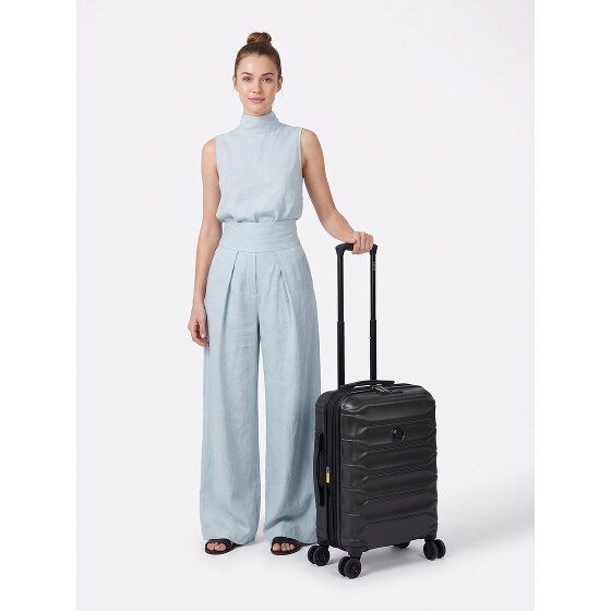 Delsey Paris Meteor 4 Rollen Kabinentrolley 55 cm mit Dehnfalte