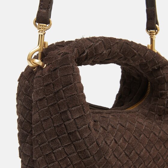 LES VISIONNAIRES Greta Micro weave Handtasche Leder 20 cm
