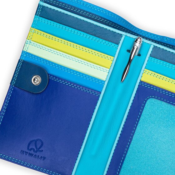 Mywalit Geldbörse RFID Schutz Leder 8 cm