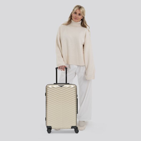 Redolz Essentials 18 4 Rollen Trolley 66 cm mit Dehnfalte