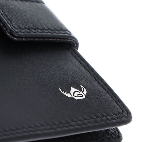 Golden Head Polo Geldbörse RFID Schutz Leder 10 cm Geldscheinklammer