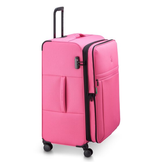 Delsey Paris x United Colors of Benetton BE 4-Rollen Trolley L 76 cm mit Dehnfalte
