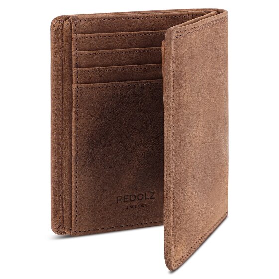 Redolz Leather Essentials HF Geldbörse RFID Leder 9,5 cm