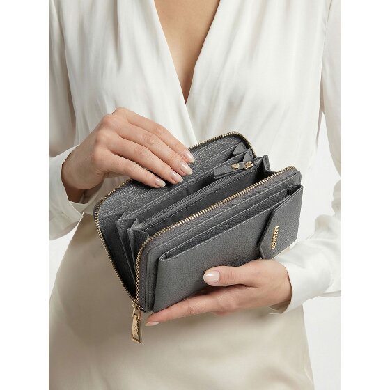 Lazarotti Bologna Leather Zip-Around Geldbörse Handytasche Leder 19 cm