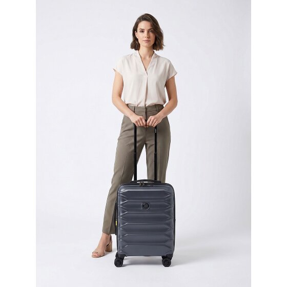Delsey Paris Meteor 4 Rollen Kabinentrolley 55 cm mit Dehnfalte