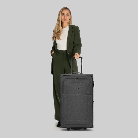 Redolz Essentials 12 2 Rollen Trolley L 78 cm mit Dehnfalte