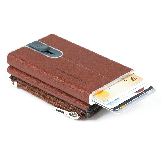 Piquadro Black Square Kreditkartenetui Leder 6 cm