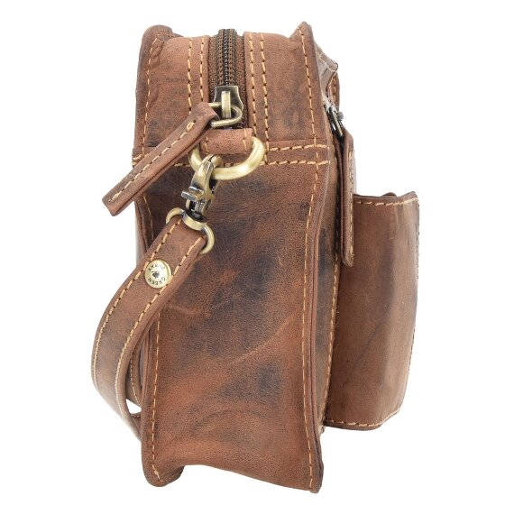Greenburry Vintage Herrentasche Leder 22 cm