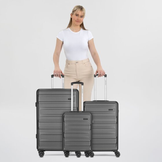 Worldpack New York 2.0 4 Rollen Kofferset 3-teilig
