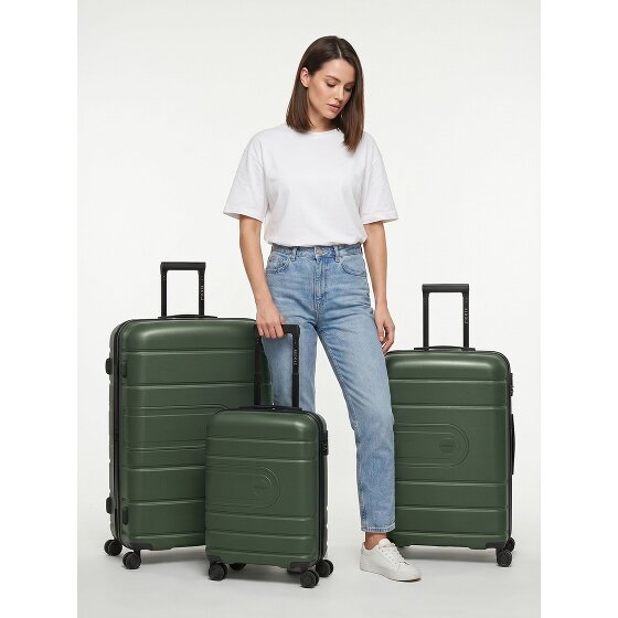 Redolz Essentials 11 4 Rollen Kofferset 3-teilig mit Dehnfalte