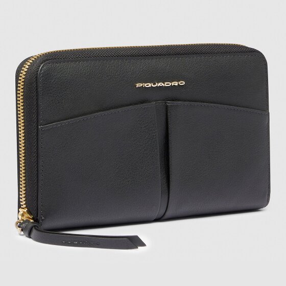 Piquadro Ashley Geldbörse RFID Schutz Leder 19 cm