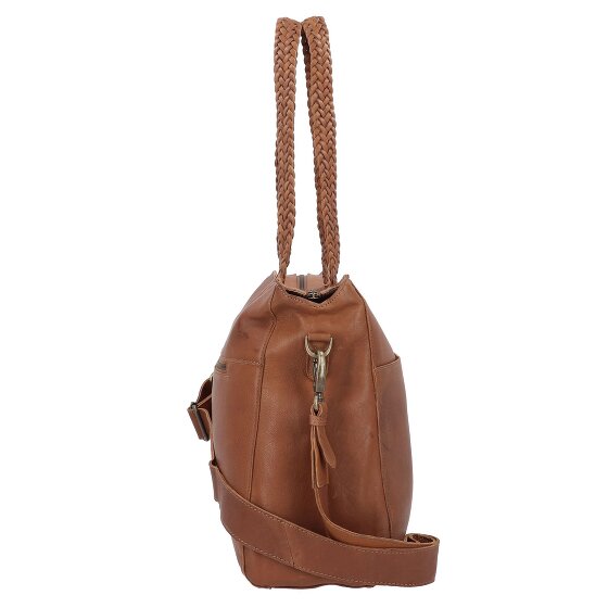 Cowboysbag Oily Cow Bushton Schultertasche Leder 40 cm