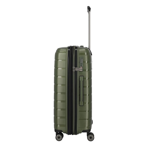Travelite Air Base 4 Rollen Kofferset 3-teilig mit Dehnfalte