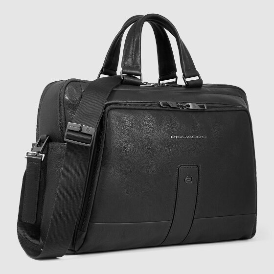 Piquadro Carl Aktentasche Leder 41 cm Laptopfach