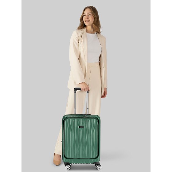 Bric's Cervia 2.0 4 Rollen Kabinentrolley S 55 cm Laptopfach mit Dehnfalte