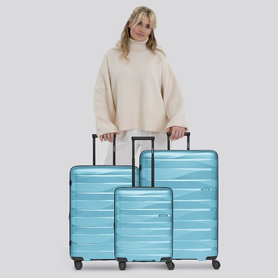Bergpfeil Travel 4-Rollen Kofferset 3-tlg. mit Dehnfalte