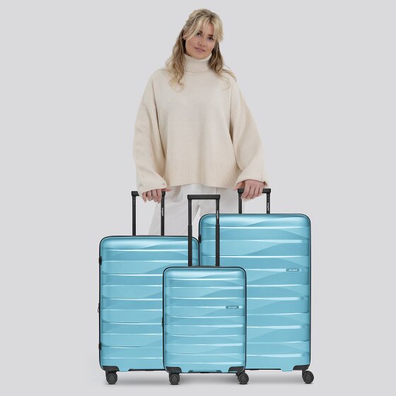 Bergpfeil Travel 4-Rollen Kofferset 3-tlg. mit Dehnfalte