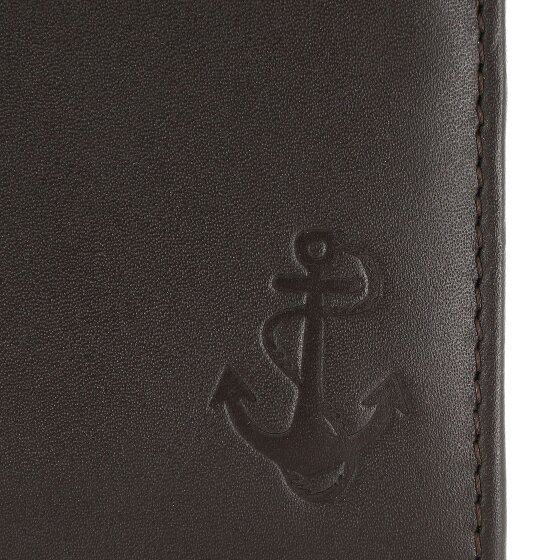 oxmox Leather Geldbörse RFID Schutz Leder 10 cm