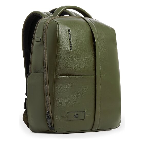 Piquadro Russell Business-Rucksack RFID Schutz Leder 42 cm Laptopfach
