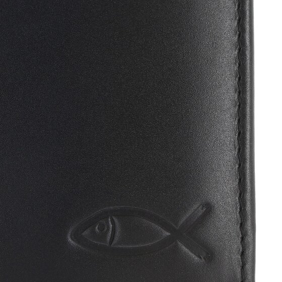 oxmox Leather Geldbörse RFID Schutz Leder 13 cm