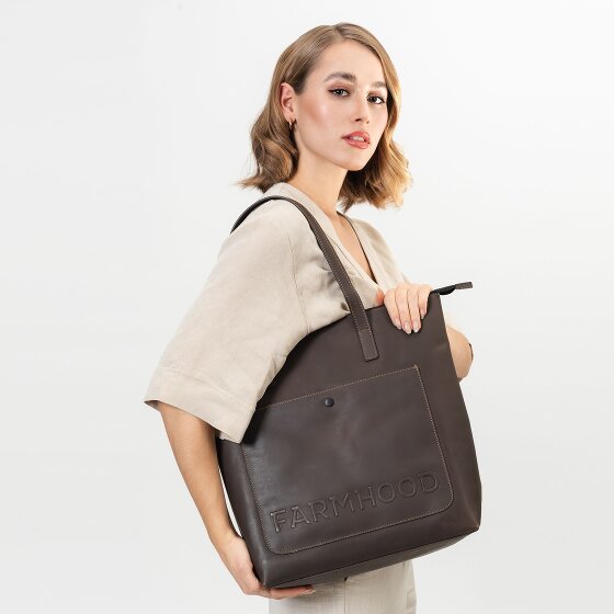 Farmhood Nashville XL Shopper Tasche Leder 35 cm