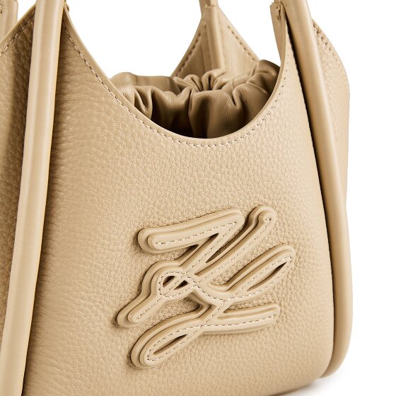 Karl Lagerfeld Autograph Handtasche Leder 26 cm