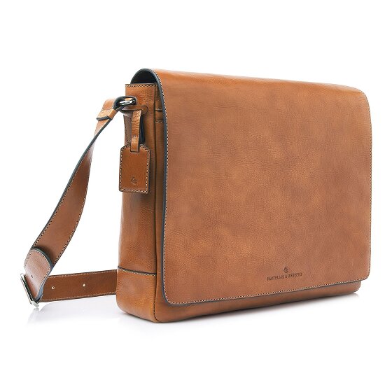 Castelijn & Beerens Mark Aktentaschen Messenger RFID Schutz Leder 39 cm Laptopfach