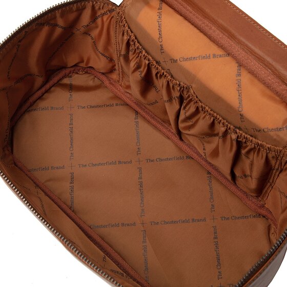 The Chesterfield Brand Wax Pull Up Kulturbeutel Leder 29 cm