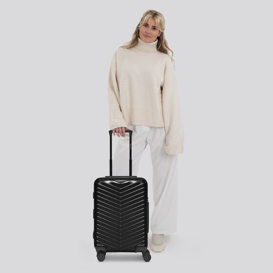 Redolz Essentials 18 4 Rollen Kabinentrolley 55 cm mit Dehnfalte