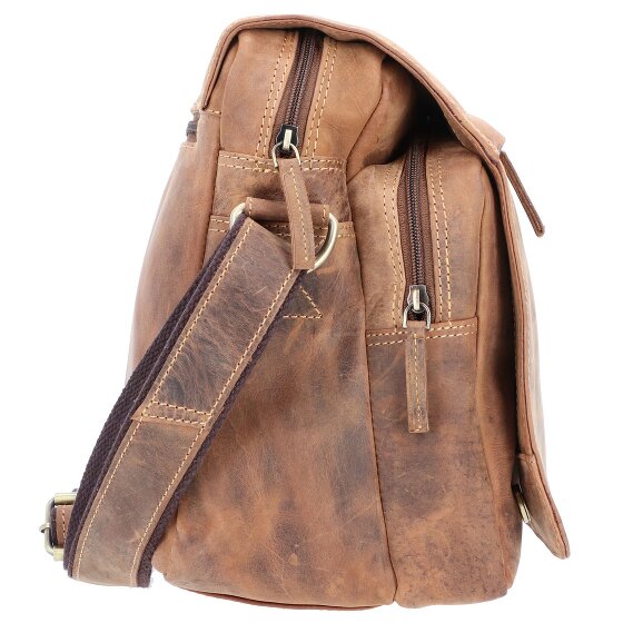 Greenburry Vintage Umhängetasche Leder 30 cm