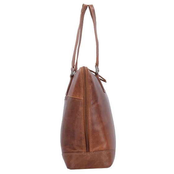 The Chesterfield Brand Wax Pull Up Schultertasche Leder 37 cm Laptopfach