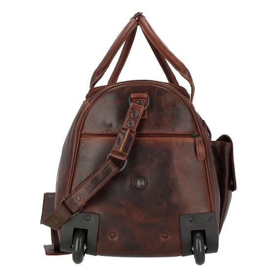 Greenburry Rugged 2 Rollen Reisetasche Leder 53 cm