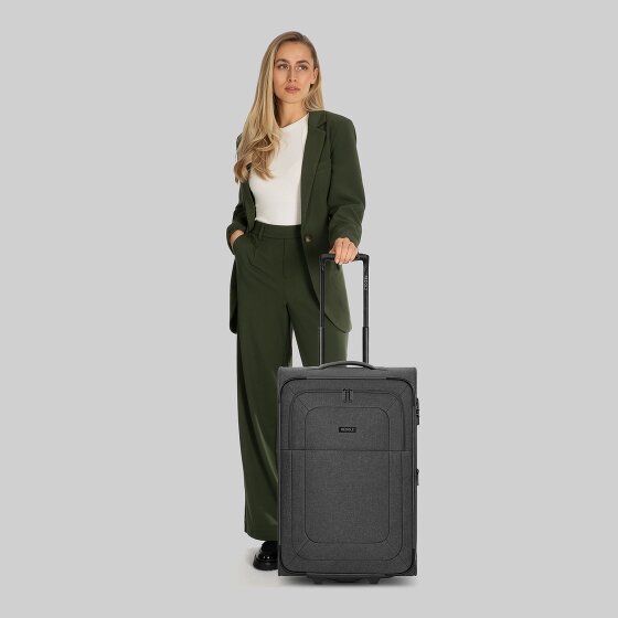 Redolz Essentials 12 2 Rollen Trolley M 67 cm mit Dehnfalte