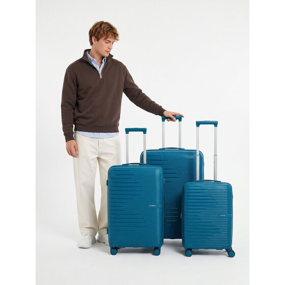 Travelite Pacific 4 Rollen Kofferset 3-teilig