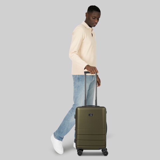 camel active Hanoi 4 Rollen Kabinentrolley S 56 cm mit Dehnfalte