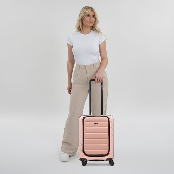Redolz Essentials 17 4-Rollen Kabinentrolley 55 cm Soft-Pocket Laptopfach