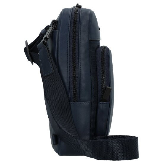 Piquadro Liko Mini Bag Umhängetasche RFID Schutz Leder 17 cm