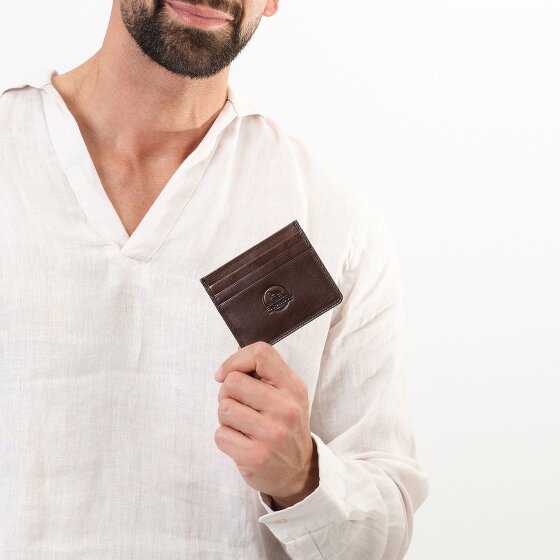 Farmhood Memphis Kreditkartenetui RFID Schutz Leder 10 cm